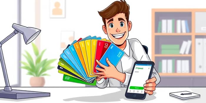 Controlando varias tarjetas de crédito a la vez sin confundirse